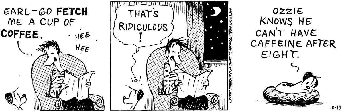 October 19 2002, Daily Comic Strip