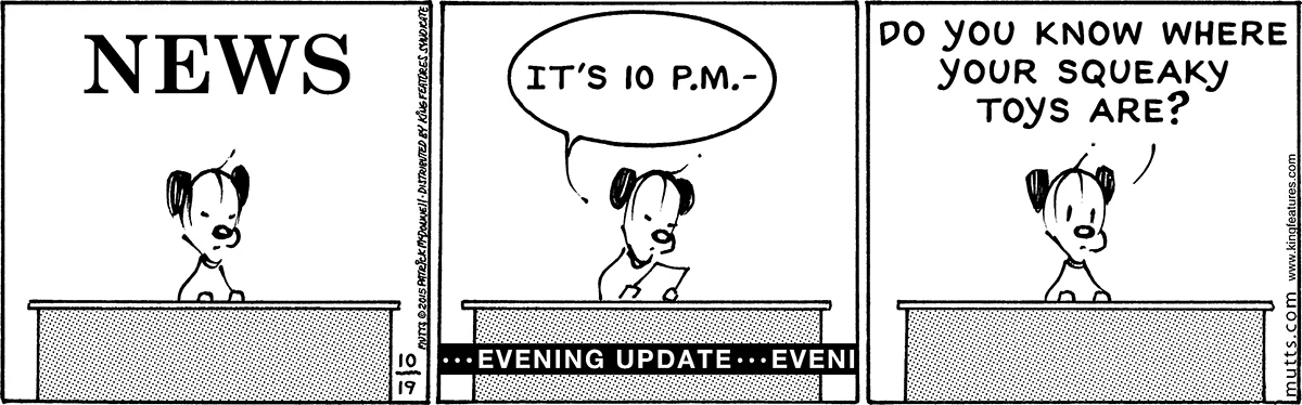 October 19 2015, Daily Comic Strip
