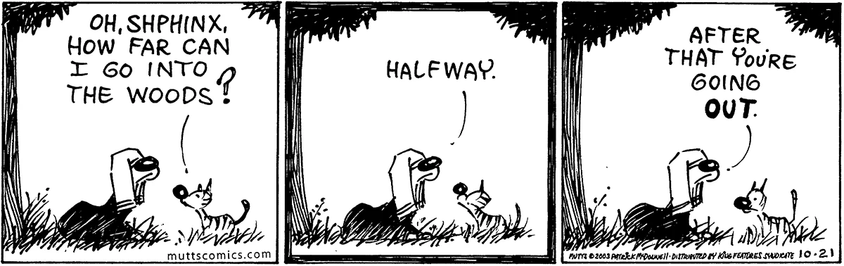 October 21 2003, Daily Comic Strip