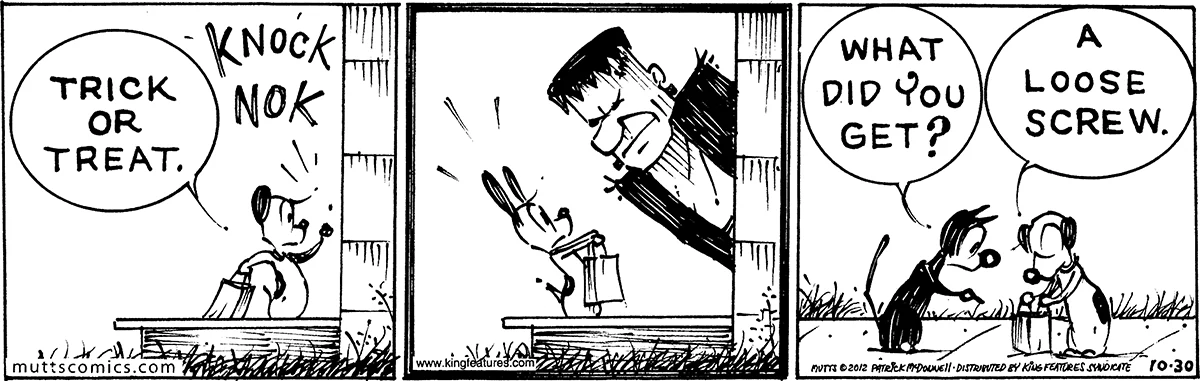 October 30 2012, Daily Comic Strip