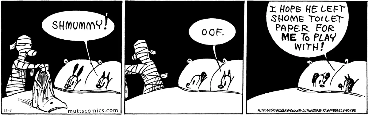 November 1 2003, Daily Comic Strip