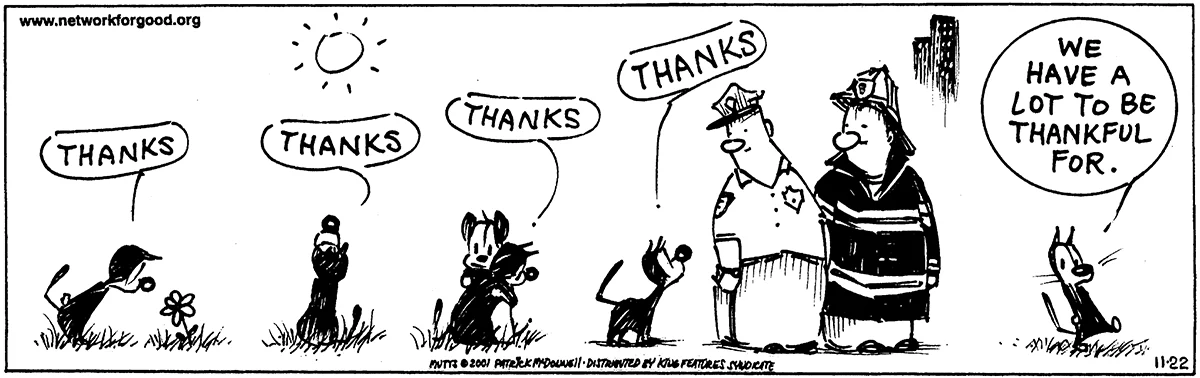 November 22 2001, Daily Comic Strip