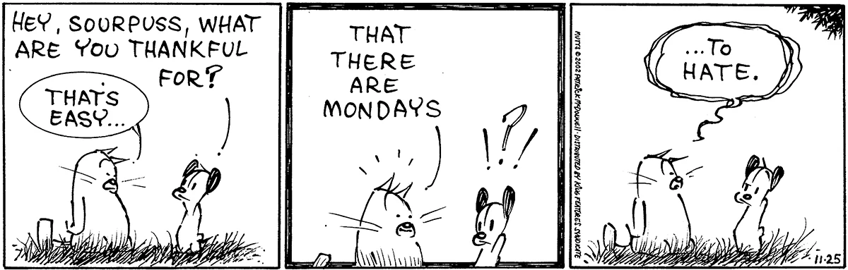 November 25 2002, Daily Comic Strip