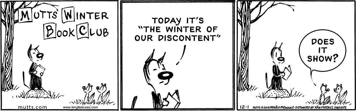December 1 2018, Daily Comic Strip