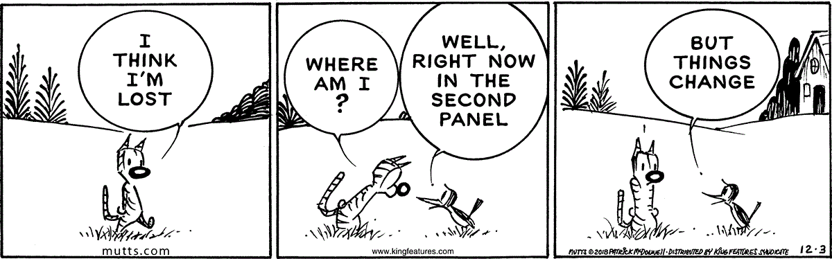 December 3 2018, Daily Comic Strip