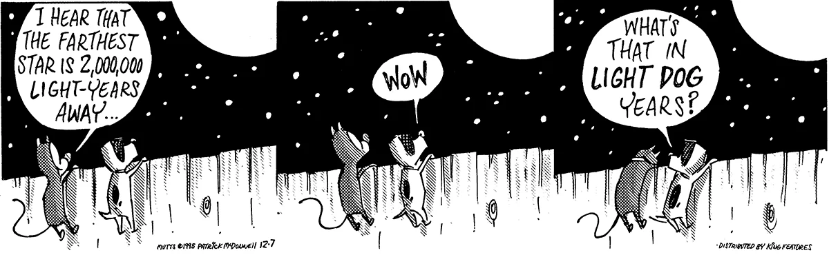 December 7 1995, Daily Comic Strip