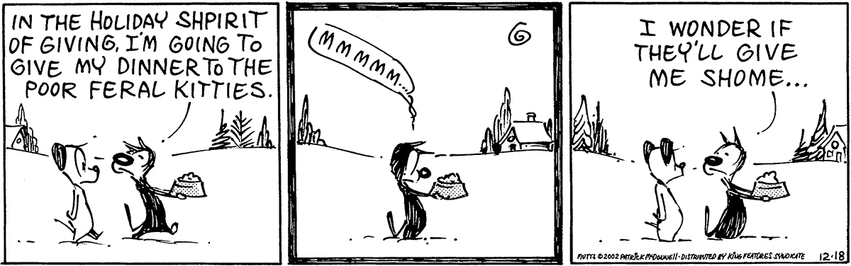 December 18 2002, Daily Comic Strip