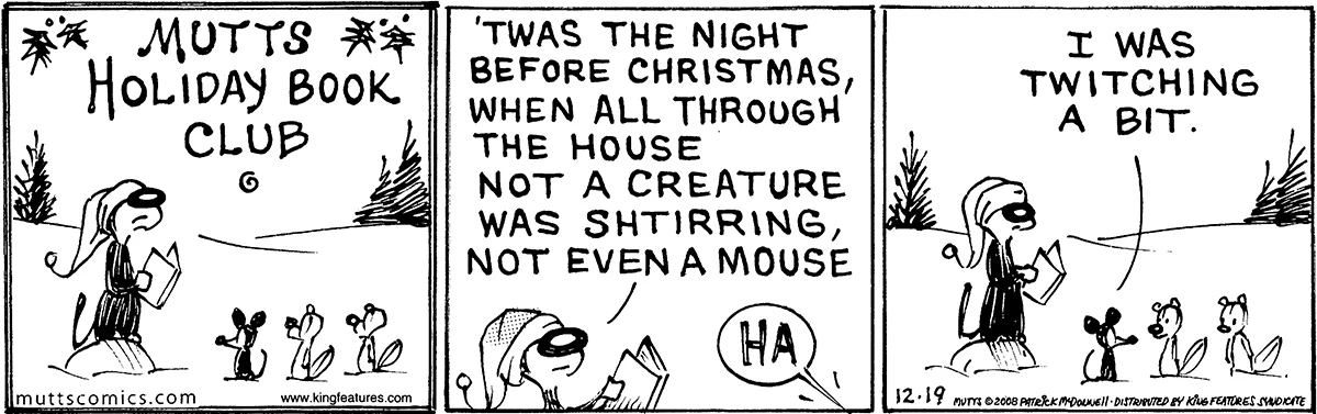 December 19 2008, Daily Comic Strip