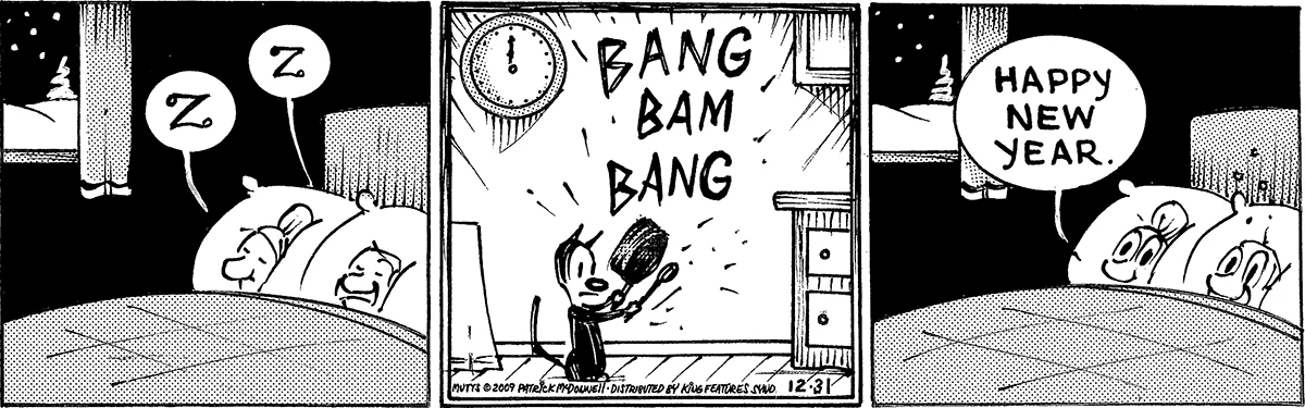 December 31 2009, Daily Comic Strip
